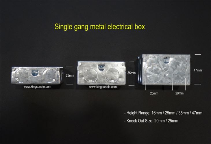 One Gang Electrical Housing Box