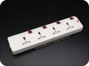 Domáce použitie s rozšírením Socket 5 Gang Fire Proof
