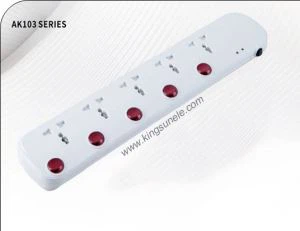 4 Predlžovací kábel s vymenených gangmi