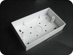 PVC elektrická skrinka UK Standard 2 Gang