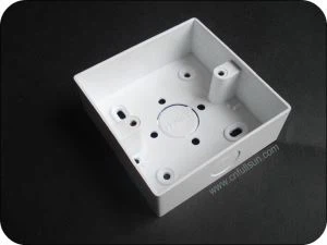 PVC Switch Box 1 Gang Nevodivý